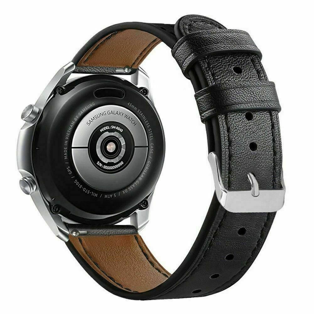 US For Garmin vivoactive 3 / 3 music / vivomove 3 Leather Watch Band Strap Wrist