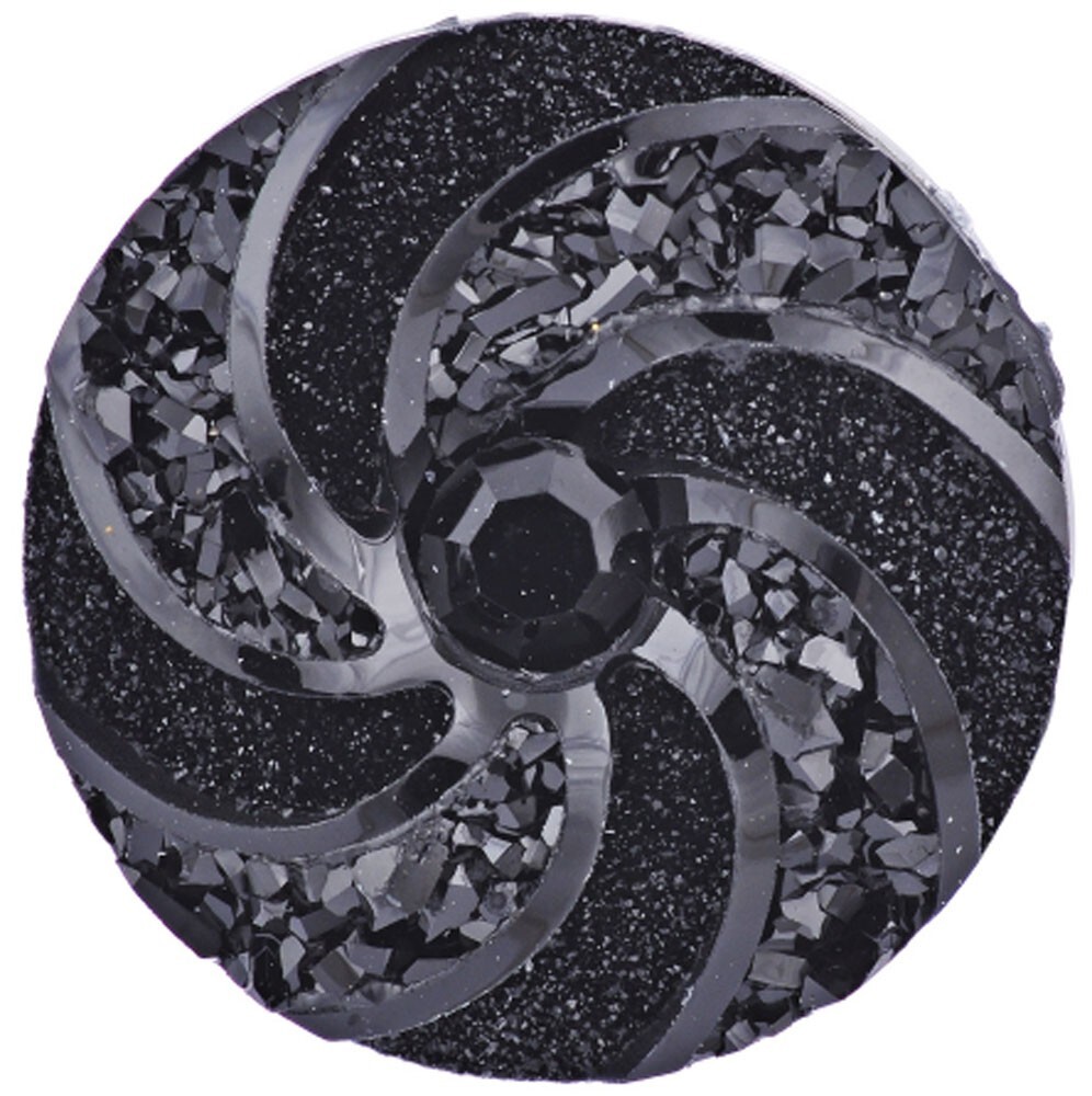 Pinwheel Resin 18mm Snap Button Jewelry Ginger Charm Black Yellow Green Red Teal
