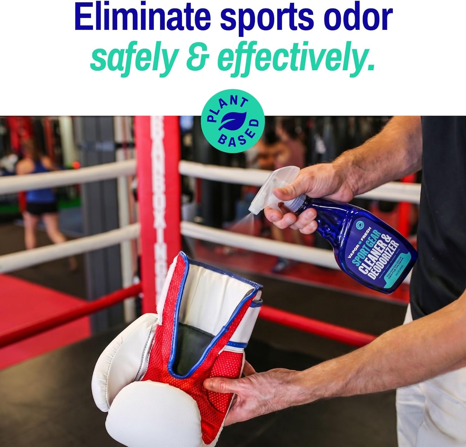 Sports Cleaner and Deodorizer – for Boxing Gloves, Sports Pads, Helmets, Gym Bag