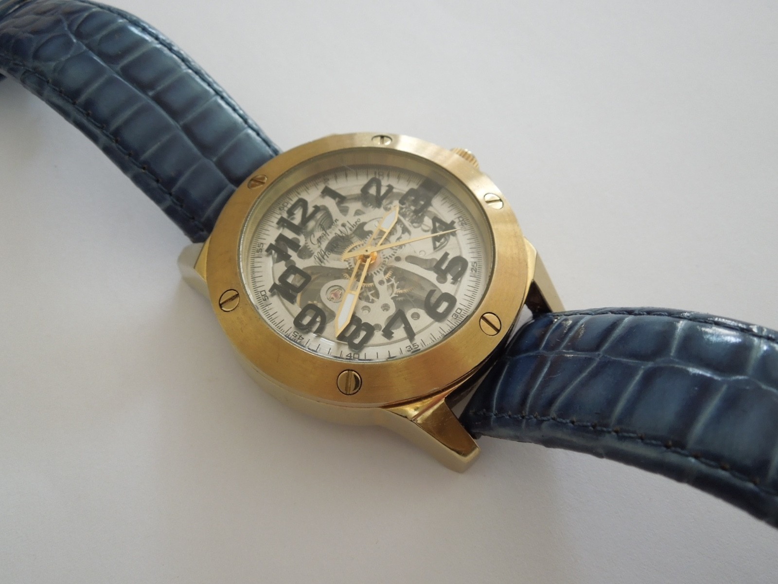 Watch Graf Von Monte Wehro Automatic Water Resistant Skeleton Stainless Steel