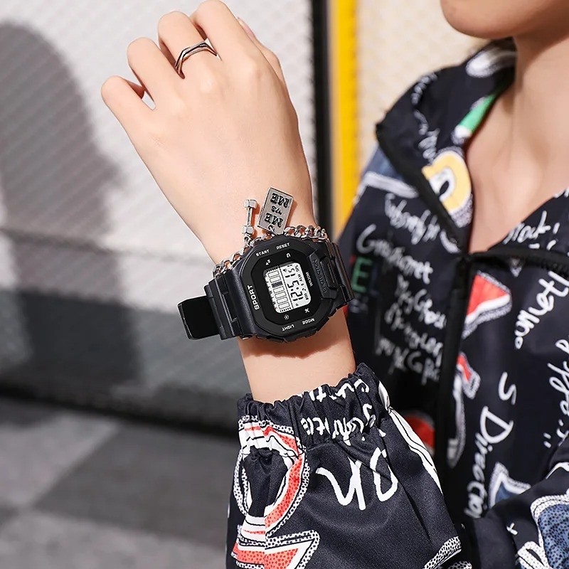 Electronic Watch Large Screen Sports Glow-in-the-dark Multi-functional