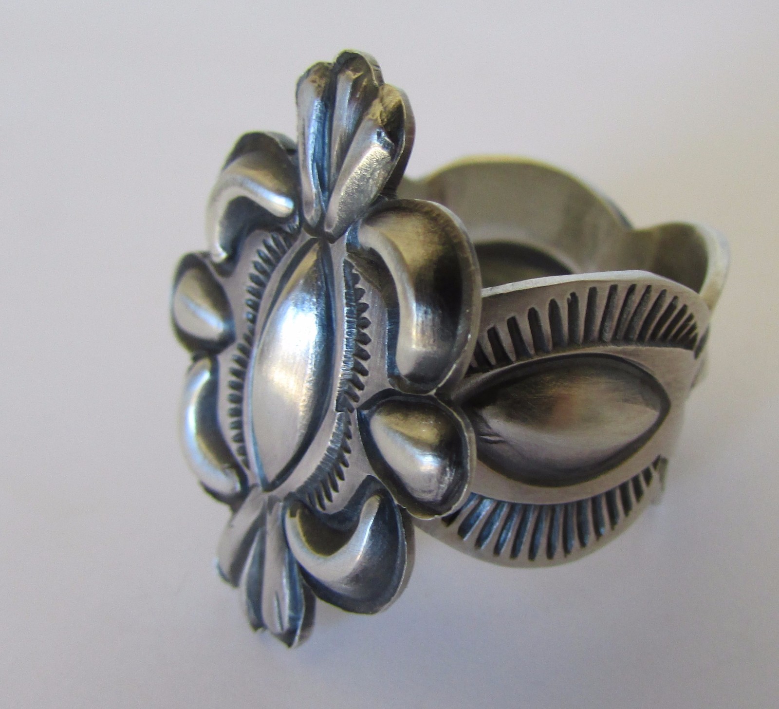 Native American Fred Harvey Rings Sizes 6, 7, 8, 8.5, 9.5, 10 Signed AllenLee