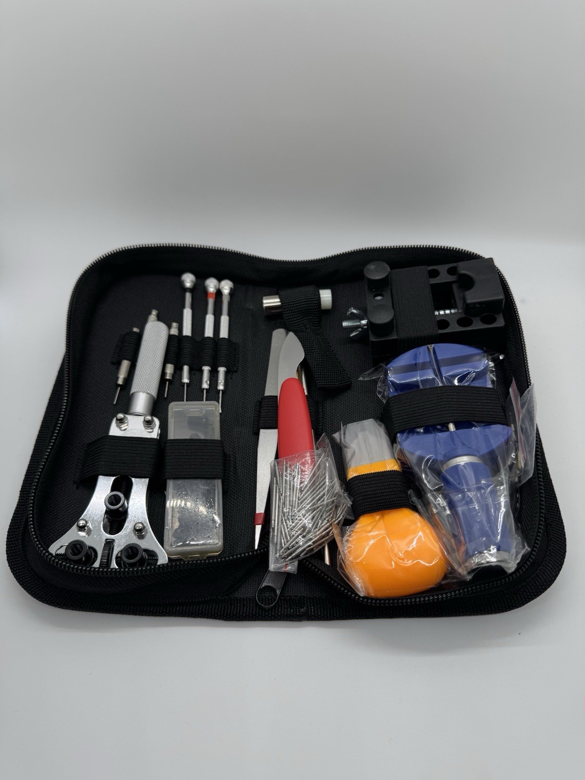 Professional Watch Repair Tool Kit Set Case Opener Link Remover Battery Tools