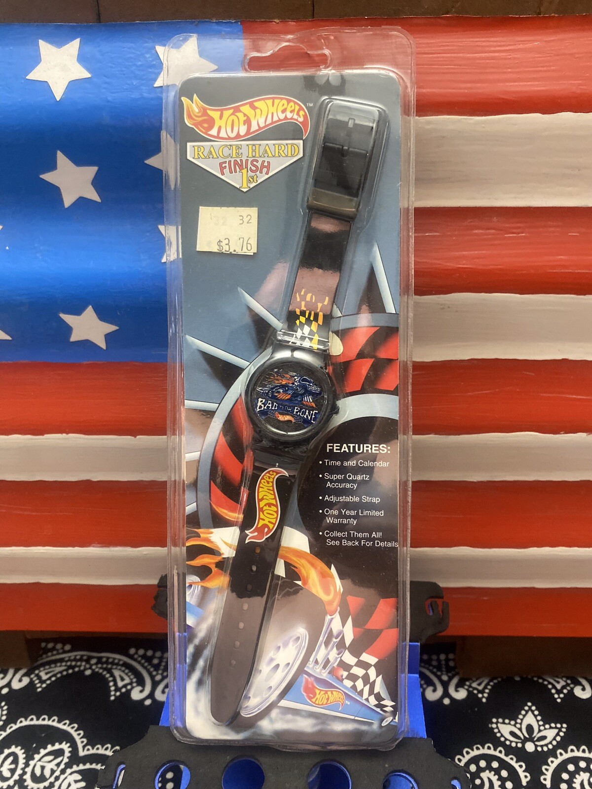 Hot Wheels Watch Bad To The Bone Collectible Wrist Watch