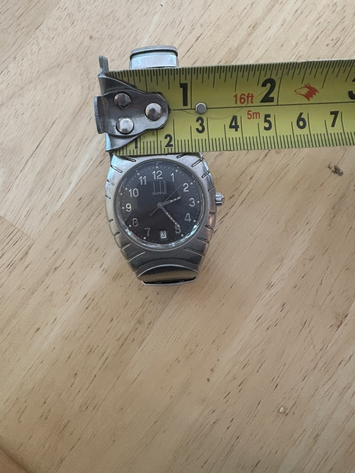 Men’s Alfred Dunhill Jorj Hysek Waterproof Quartz Watch 18cm and Removable Links