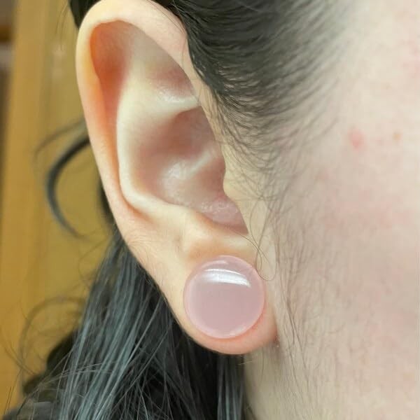 Glass Ear Stretching Kit 0.5mm Increment Gauges 16G – 00G 6mm-8mm (2g-0g) Pink