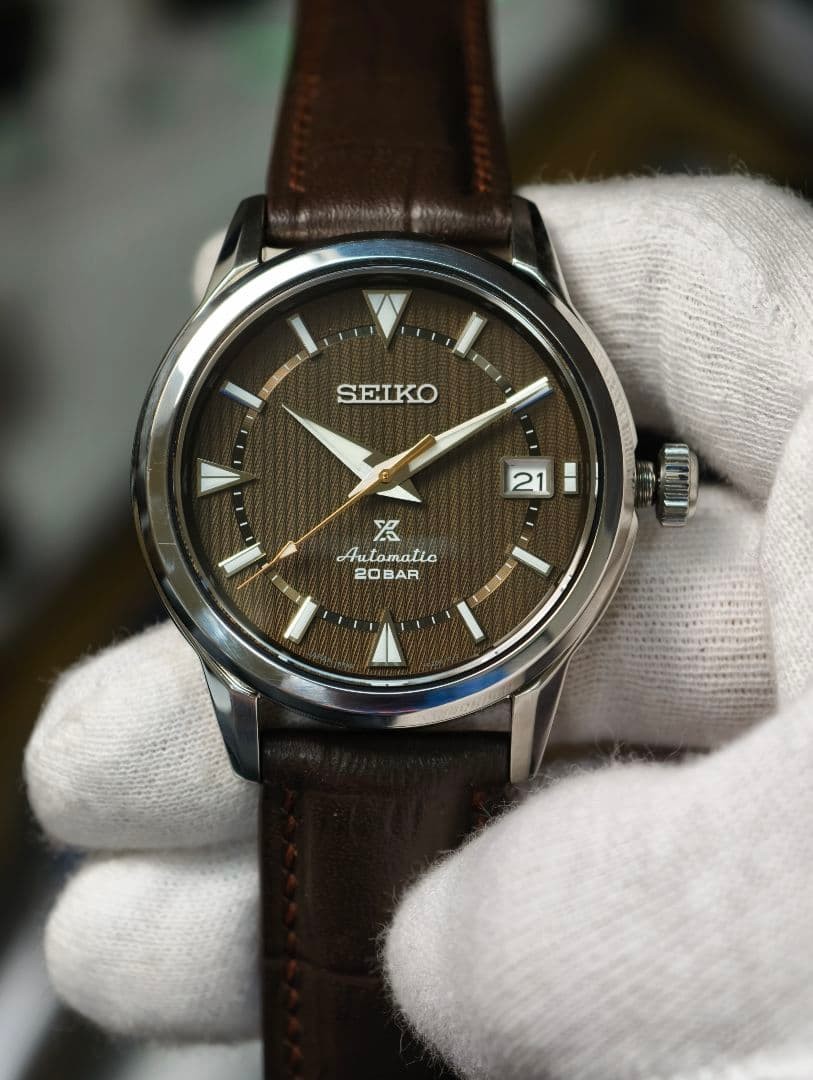 Seiko Prospex Alpinist SBDC161 Brown Automatic Watch Japan 0712403