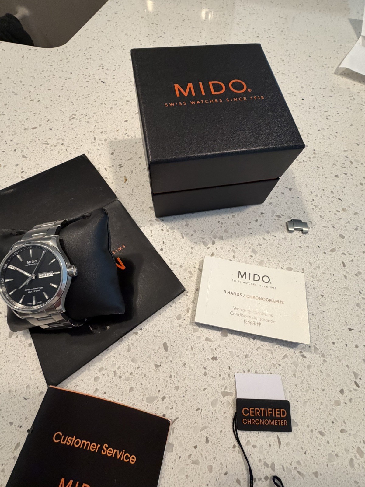 Mido Multifort Chronometer Automatic Men’s Watch M038.431.11.061.00 42mm Swiss