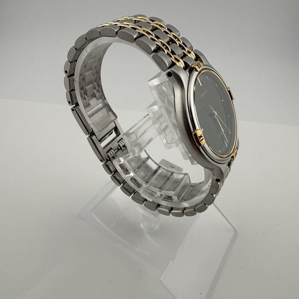 SEIKO 5E31 6000 Seiko DOLCE Men s Boys Wristwatch Working Battery Replaced B444