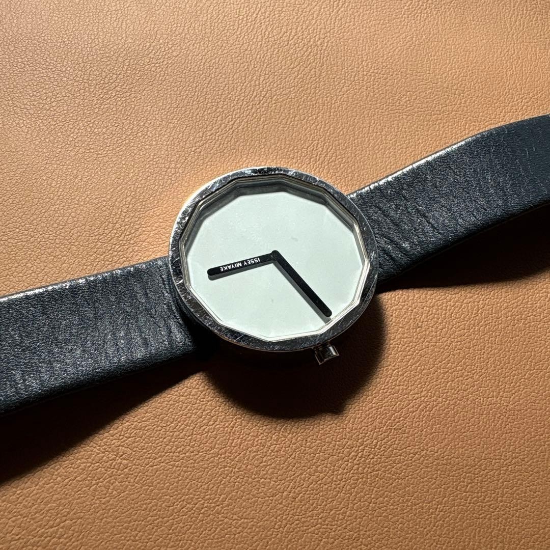 Issey Miyake Twelve Analog Quartz Watch Dark Blue Octagonal With Box Used JAPAN