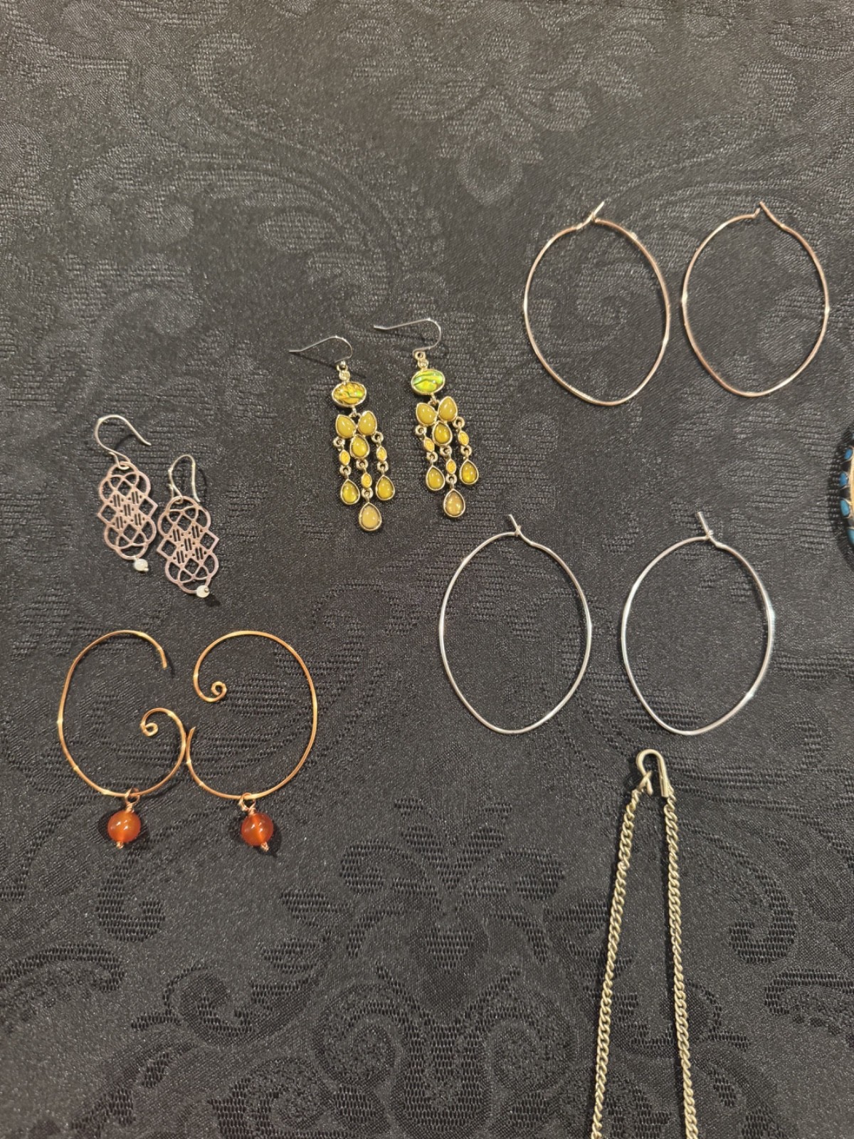 34 Piece Lot of Boho Vintage to Modern Jewelry (.925, Paparazzi, Peyote Bird)