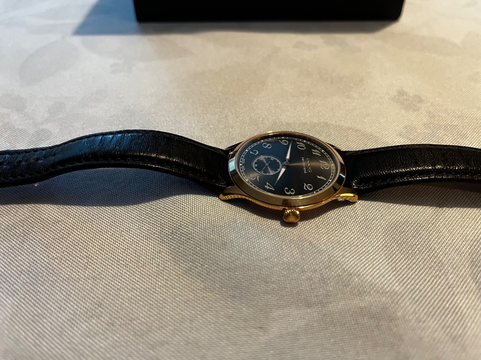 Epos Originale 3408 Gold PVD Ultrathin Manual winding dress watch retro ETA 7001