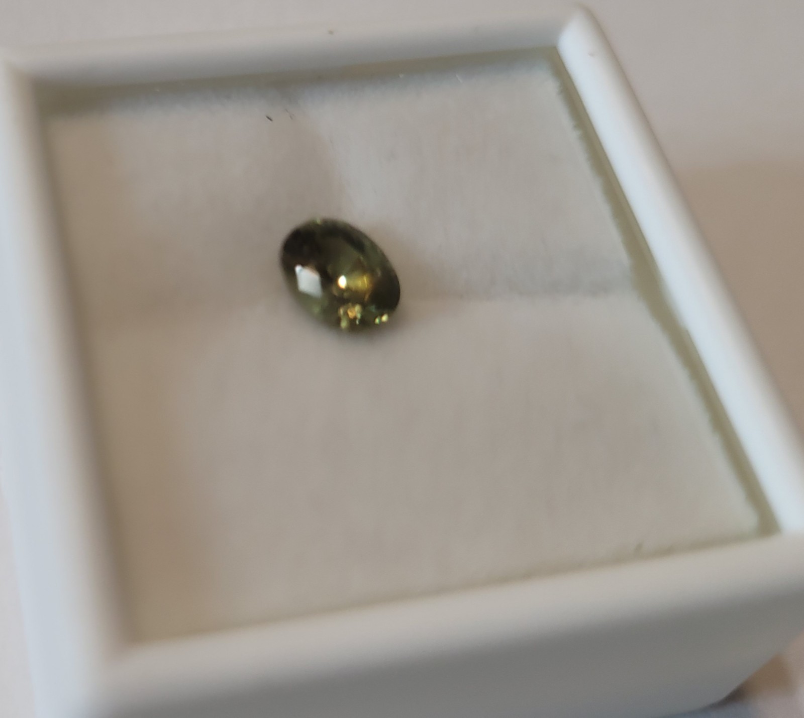 GIA Certified Demantoid Andradite Garnet 1.08cts Oval 6.90×5.48x 3.74mm Gemstone