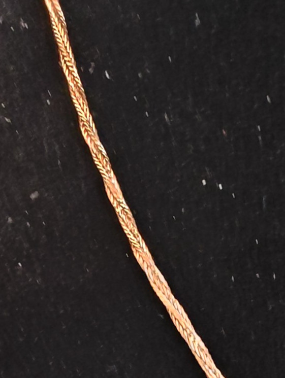 14K 585 Yellow Gold Chain 15 Inch Necklace 3.96 Grams – Signed & Stamped