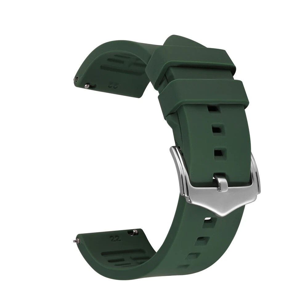 Universal Silicone Watch Band Strap 18mm 19 20mm 21mm 22 24mm Rubber Watch Belt