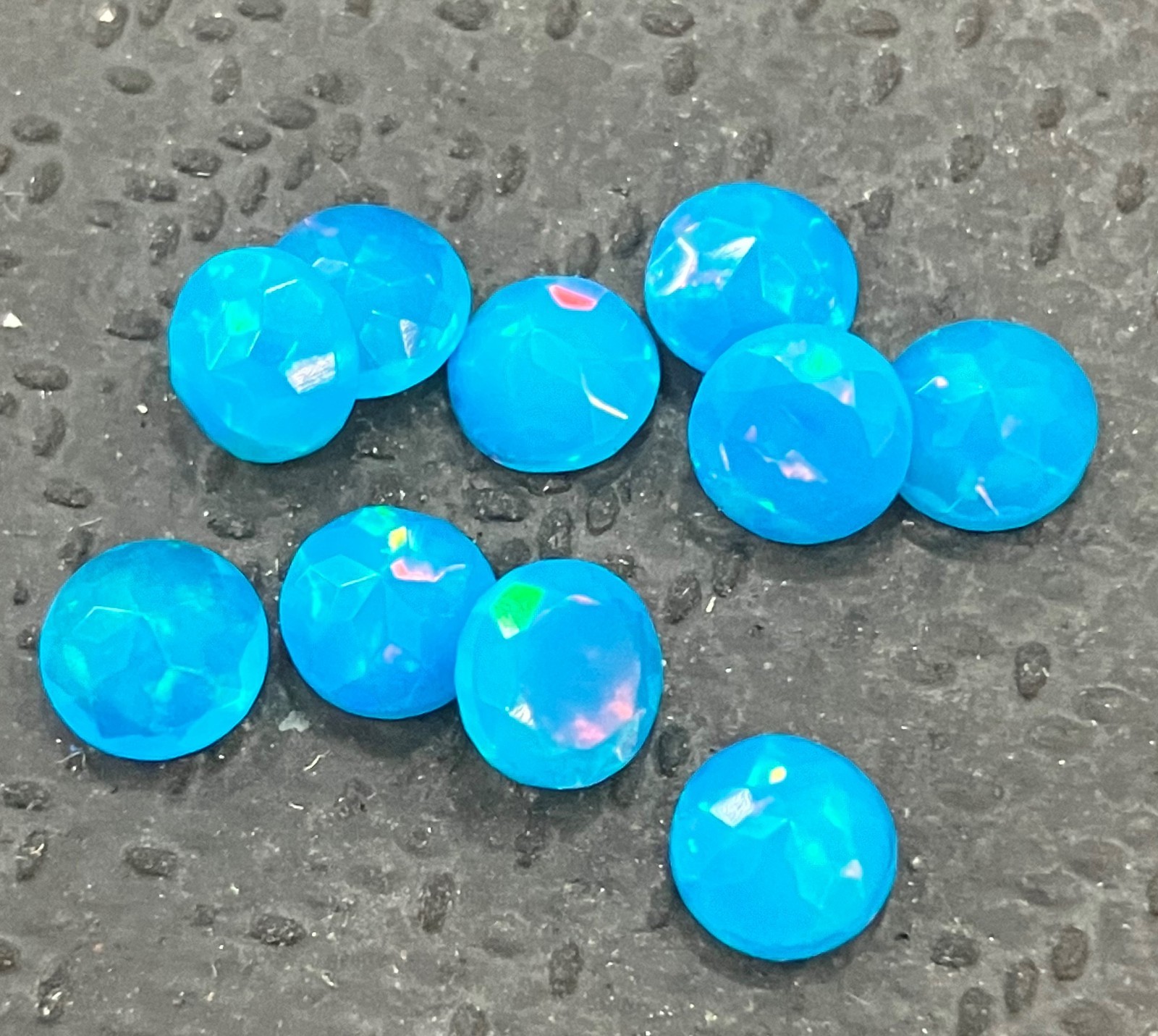 Opal Round Cut AAA Natural Paraiba Ethiopian Loose Gemstone Assorted All Jewelry