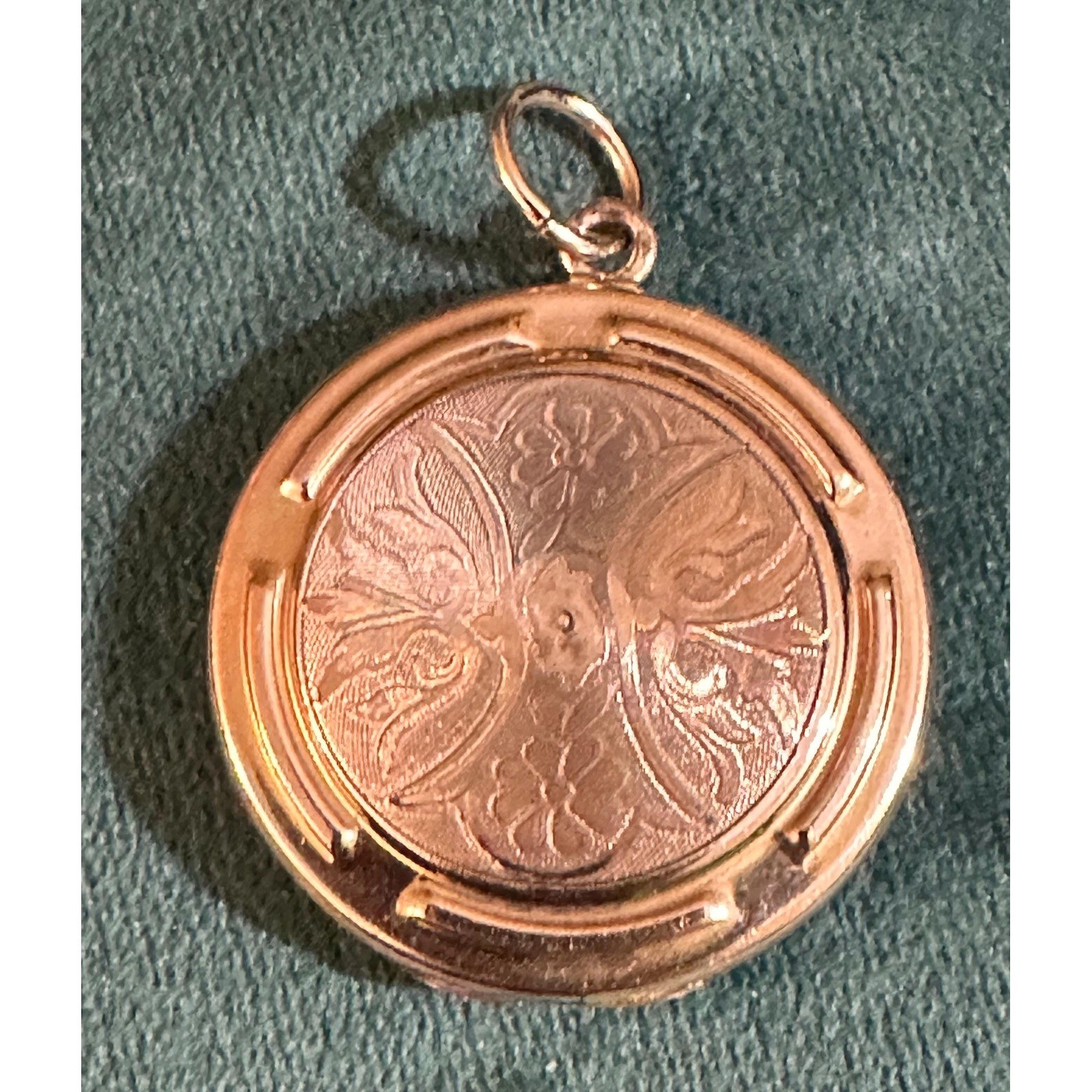 Bliss Bros Co 10k Gold Filled Etched Locket