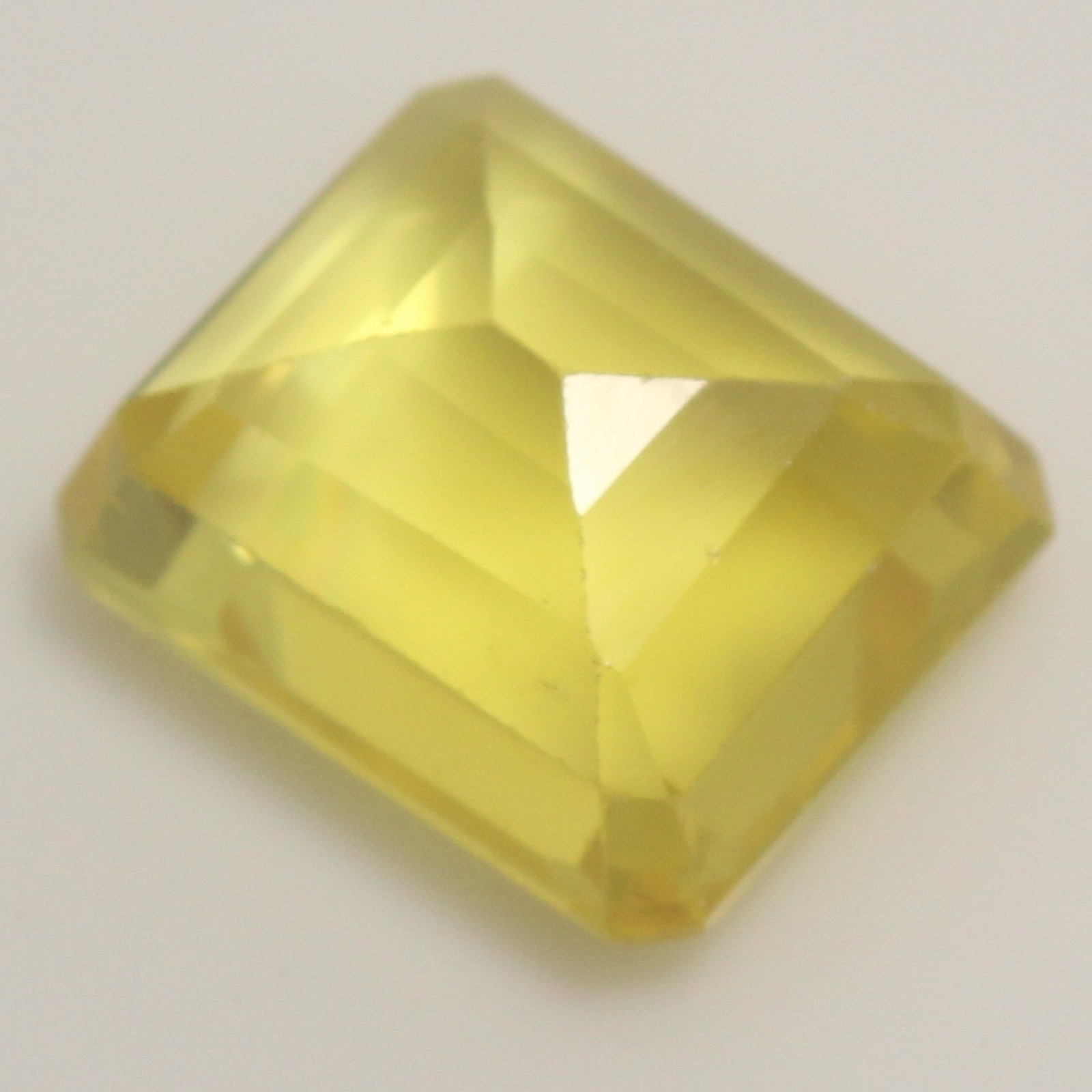 Natural 10.6 Ct Certified Ceylon Yellow Sapphire 13×10 MM Emerald Cut Gemstones