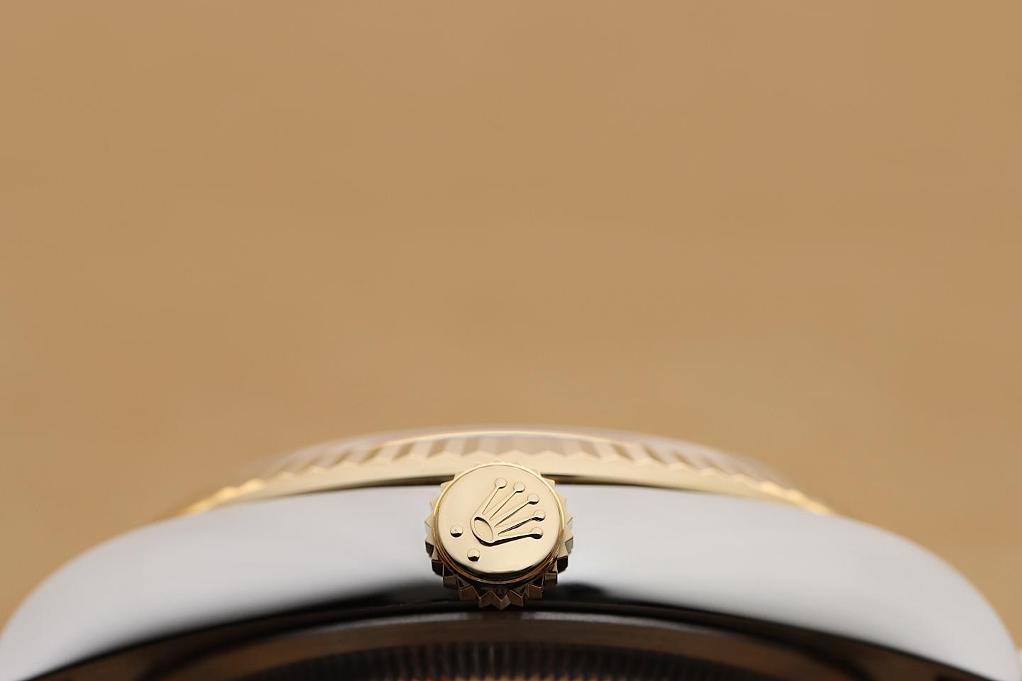 2019 CARD ROLEX DATEJUST 126233 18K YELLOW GOLD STEEL 36MM 2TONE CHAMPAGNE WATCH