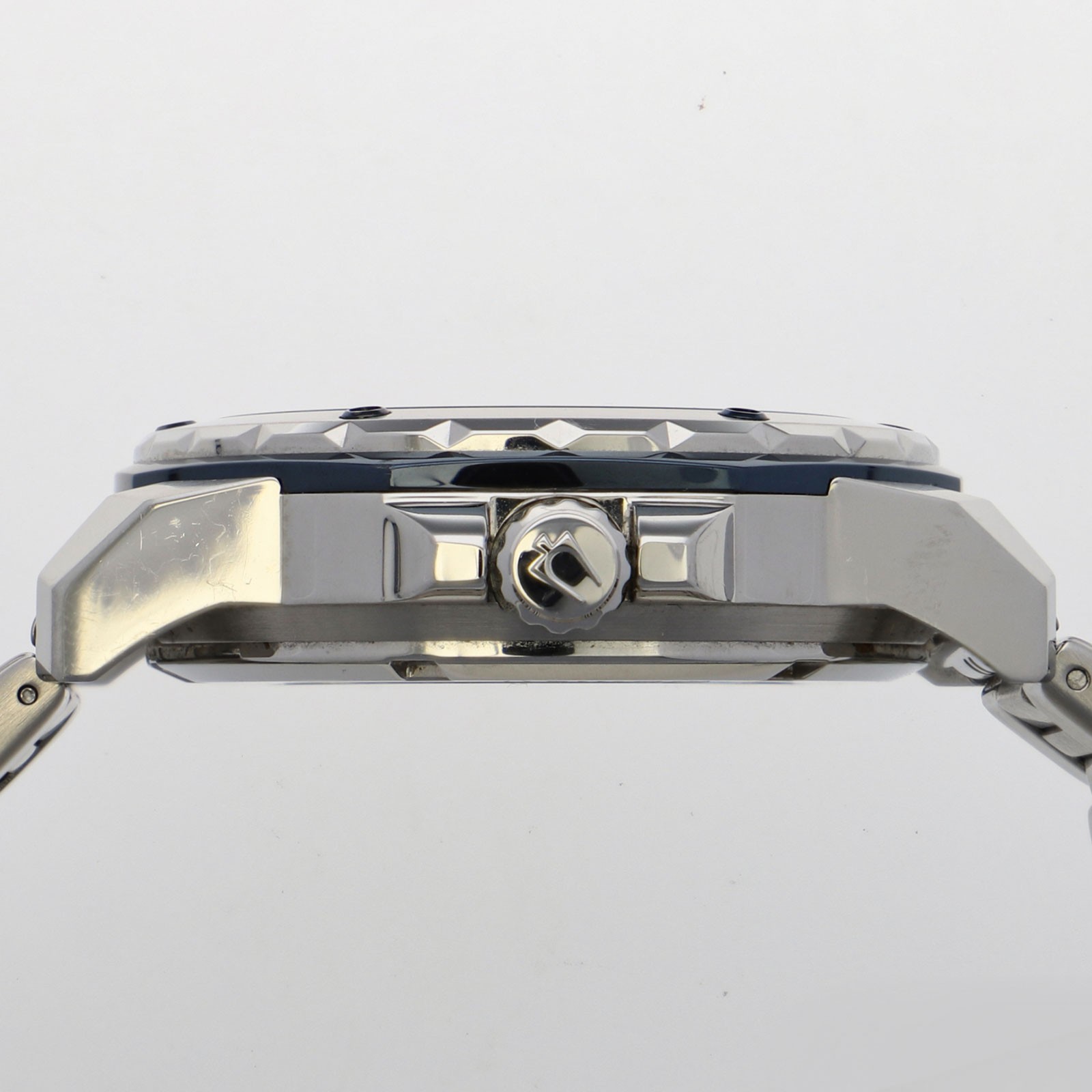BULOVA ACCUTRON 98A225 Marine star WATCH Silver SS AT