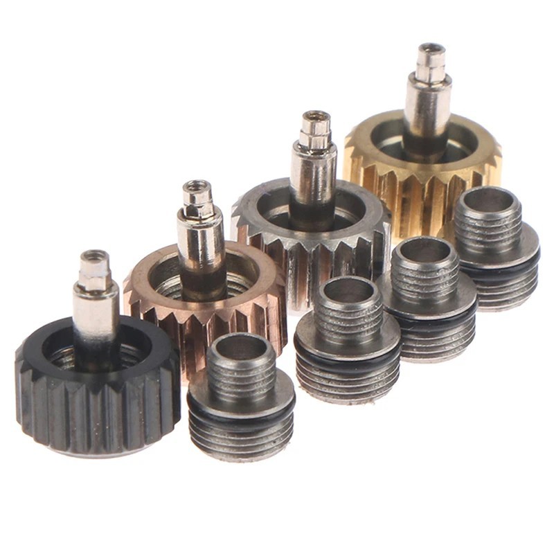 Watch Crown Replacement 5.3mm 6mm Waterproof Repair Part Assorted Sizes
