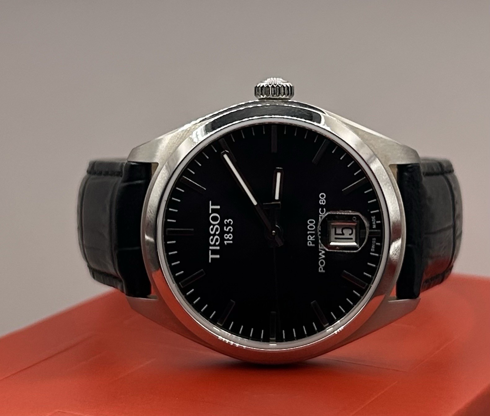 Tissot PR 100 Powermatic 80 Men’s Black Dial Automatic 39mm Watch T101407