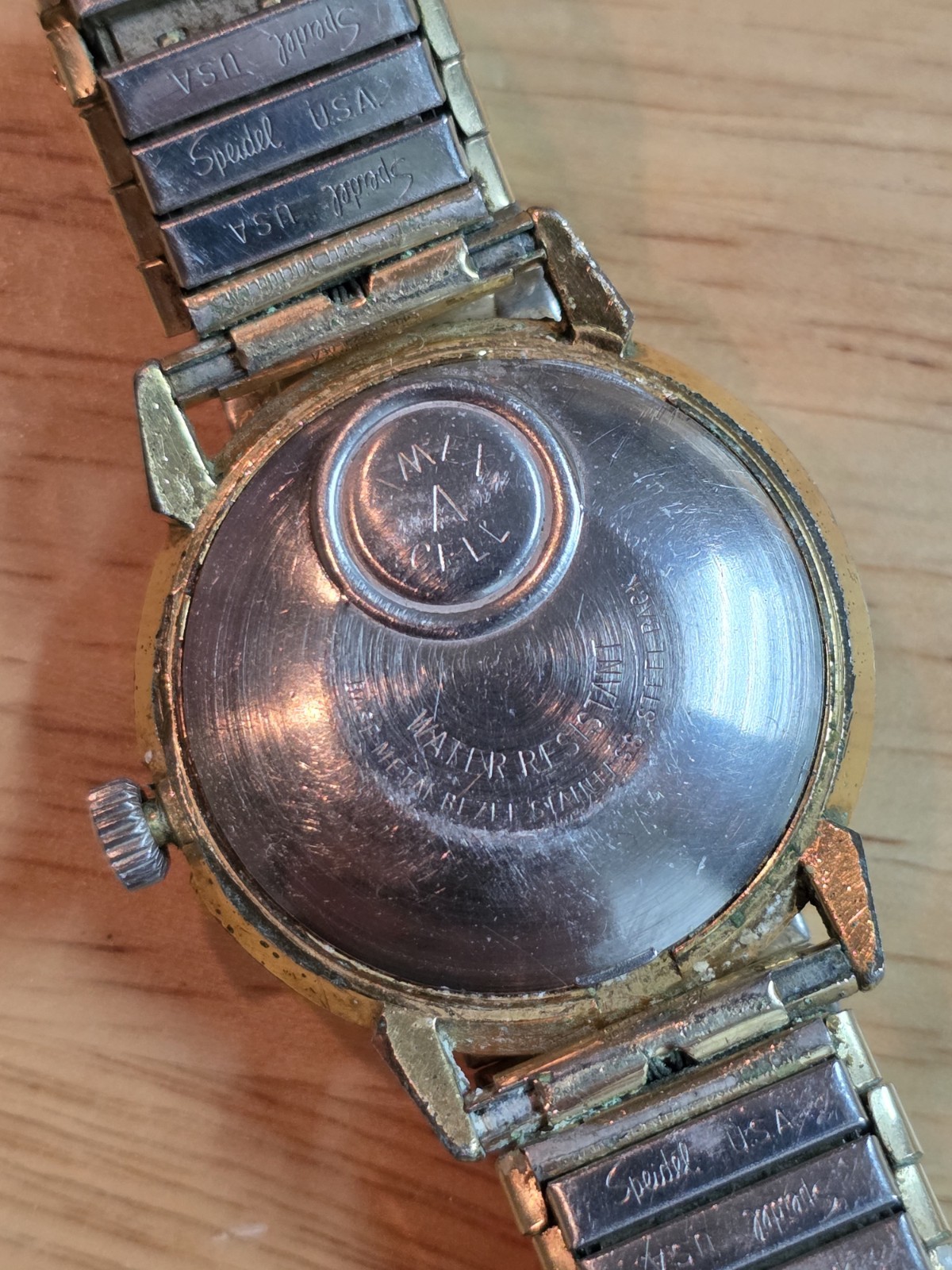 VINTAGE 1970s Timex Electric Dynabeat Men Wrist Watch ** RUNNING **