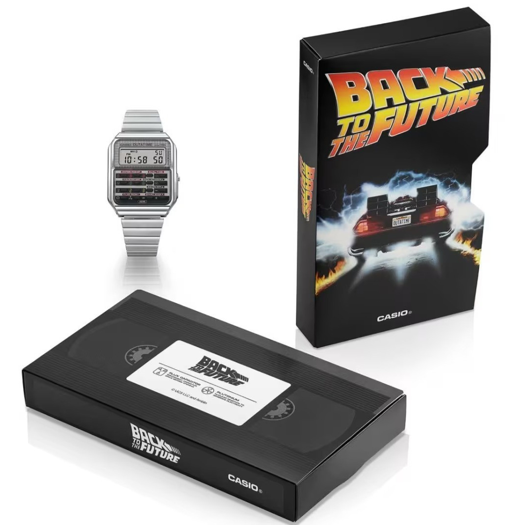 CASIO Back To The Future Collab Model Watch CA-500WEBF-1AJR CALCULATOR 2025 NEW