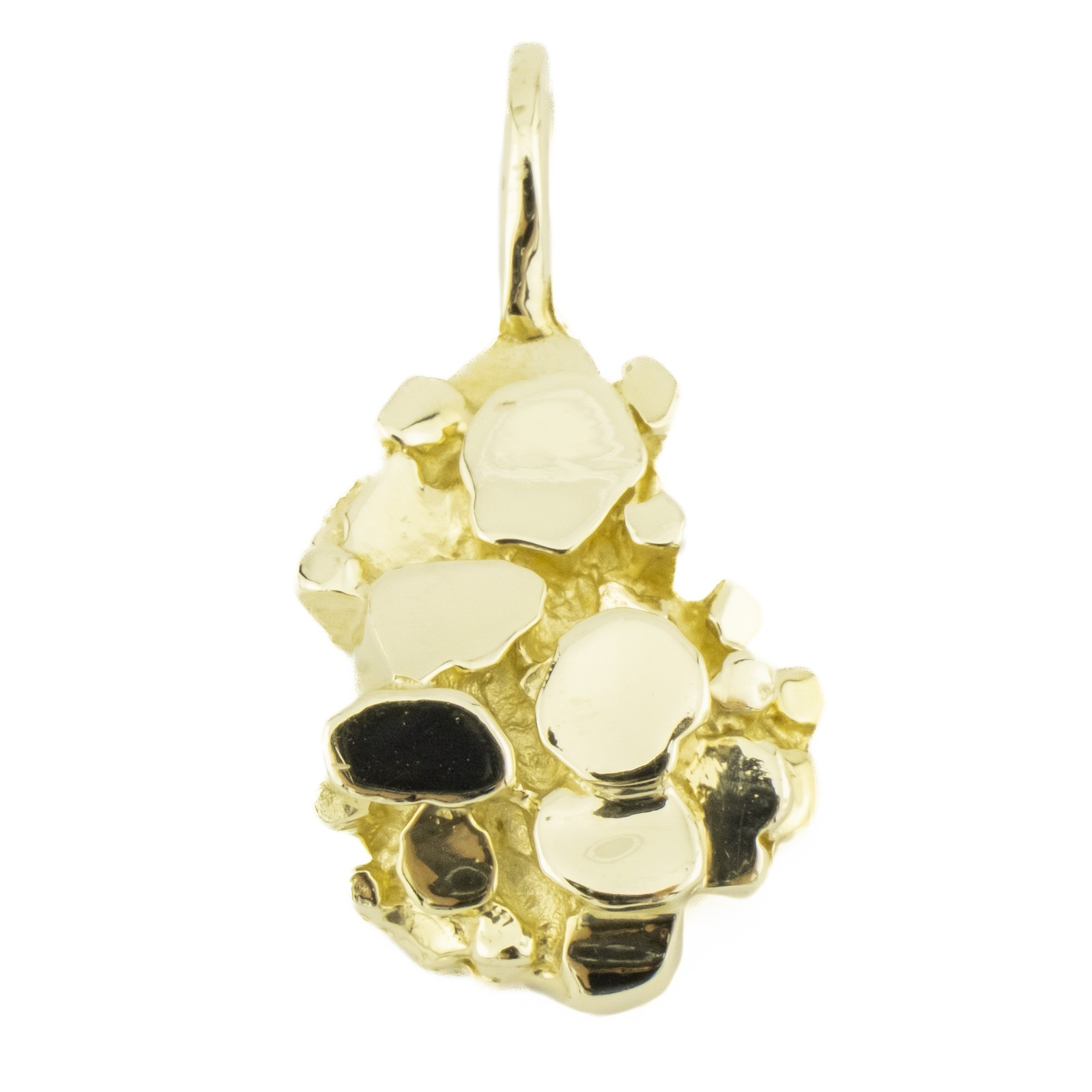 Gold Nugget Pendant in 14K Yellow Gold – 5.4 Grams