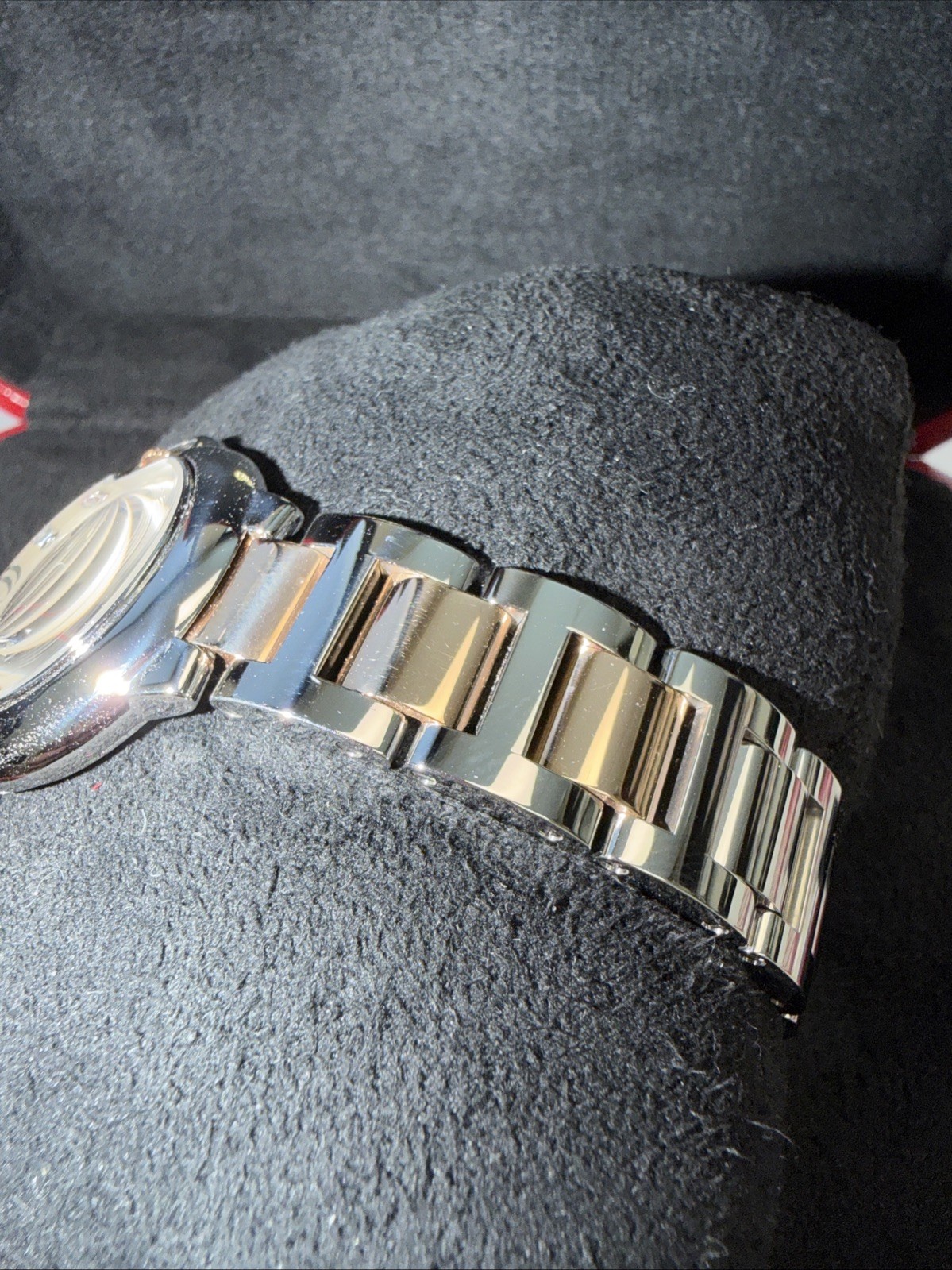 Cartier Ballon Bleu Steel And Rose Gold 28mm Silver Diamond Dial WE902030