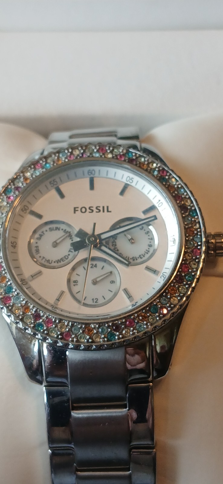 Holiday special price,! Fossil Es3049 50 meters water resistant