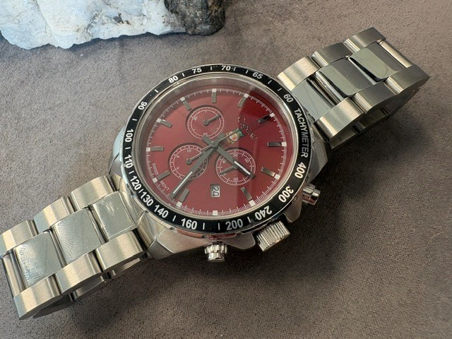 Clogau Welsh Stainless Steel Brenig Wrexham AFC Watch 20cm Football Wales