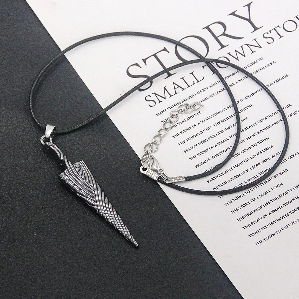 Game Hollow Knight Bone Nail Logo Necklace Jewelry Gift For Women Men Game Fans