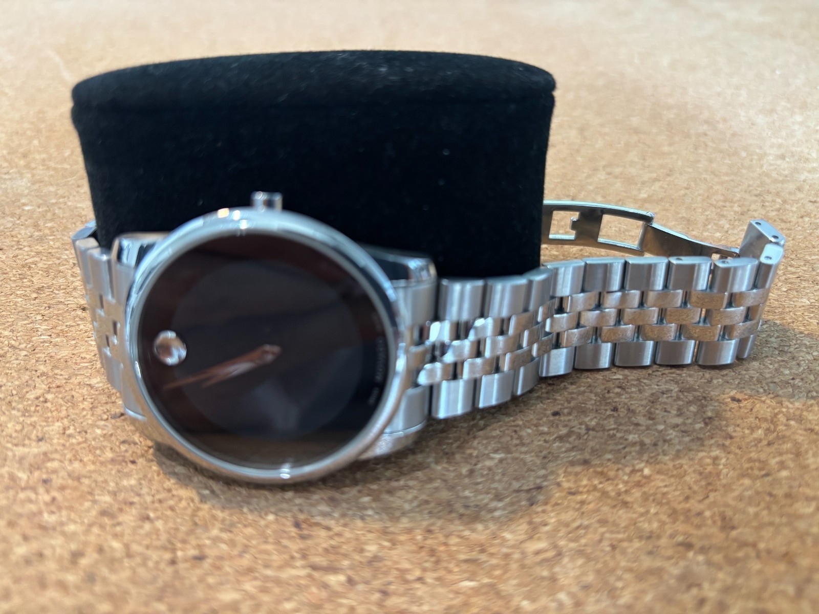 Movado Museum Classic quartz watch 40mm stainless steel bracelet 07.1.14.1142