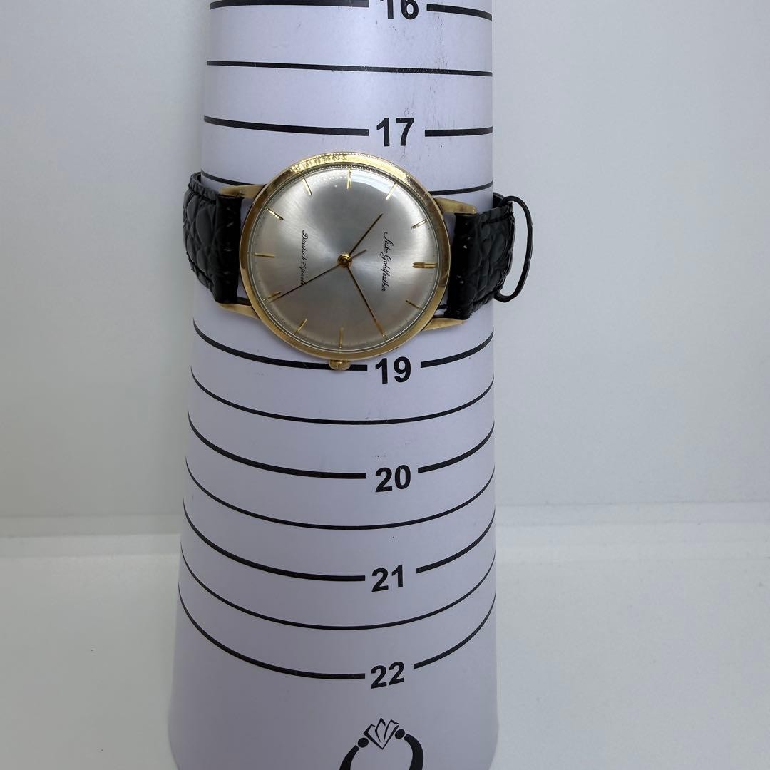 Working Seiko Gold Feather J14060 25 jewels 14KGF hand wound thin model