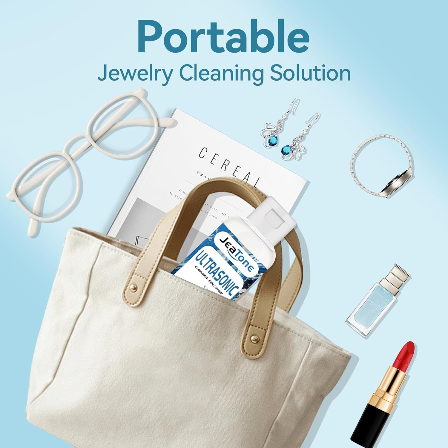 Ultrasonic Jewelry Cleaner Solution for Ultrasonic Cleaner Machine, Professional