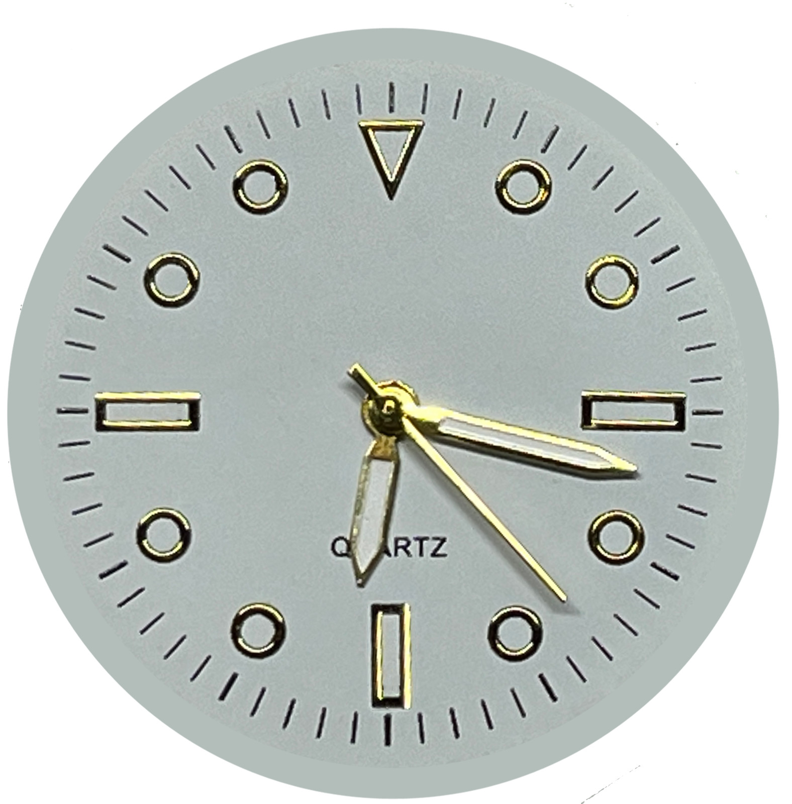 Watch Dial Hour SILVER GOLD BLACK Metal Markers Numbers Numerals triangle round