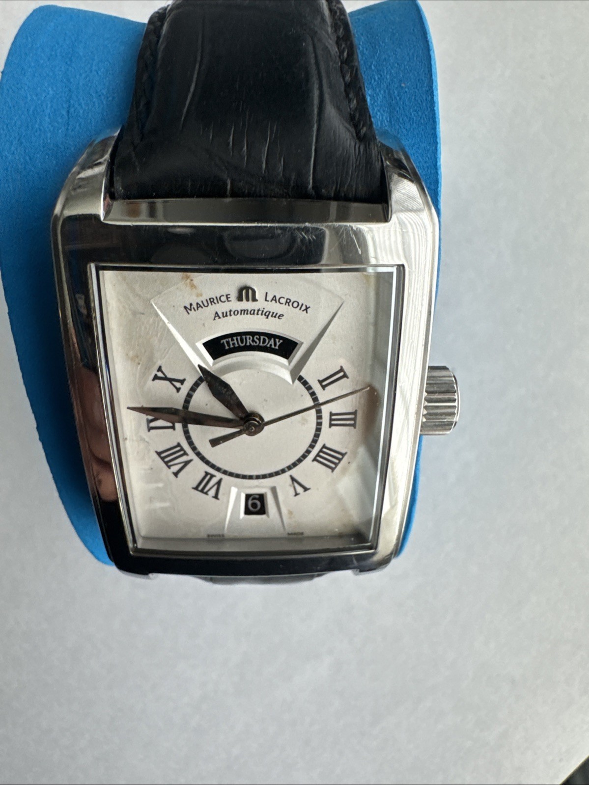 Maurice Lacroix Pontos Automatic PT6137 Rectangular Men’s Watch Swiss Made