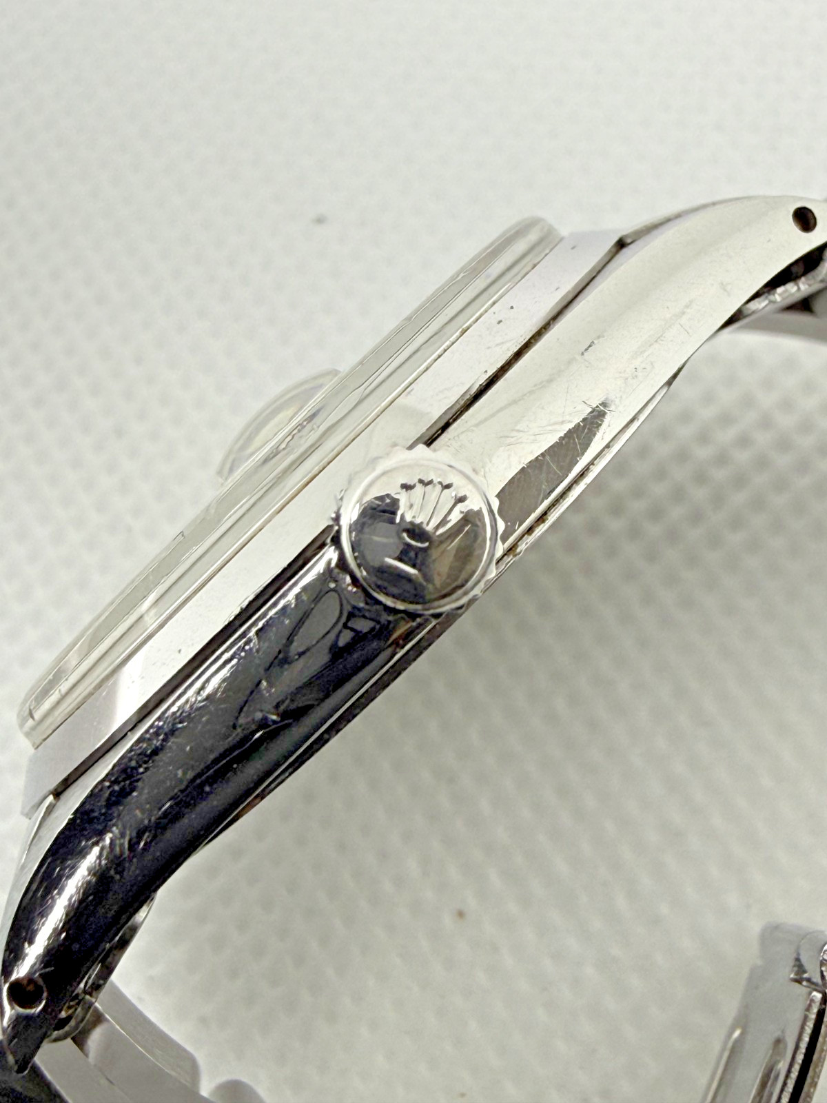 TUDOR Oyster Big Rose 7962 Manual Wind Silver Dial Vintage Watch