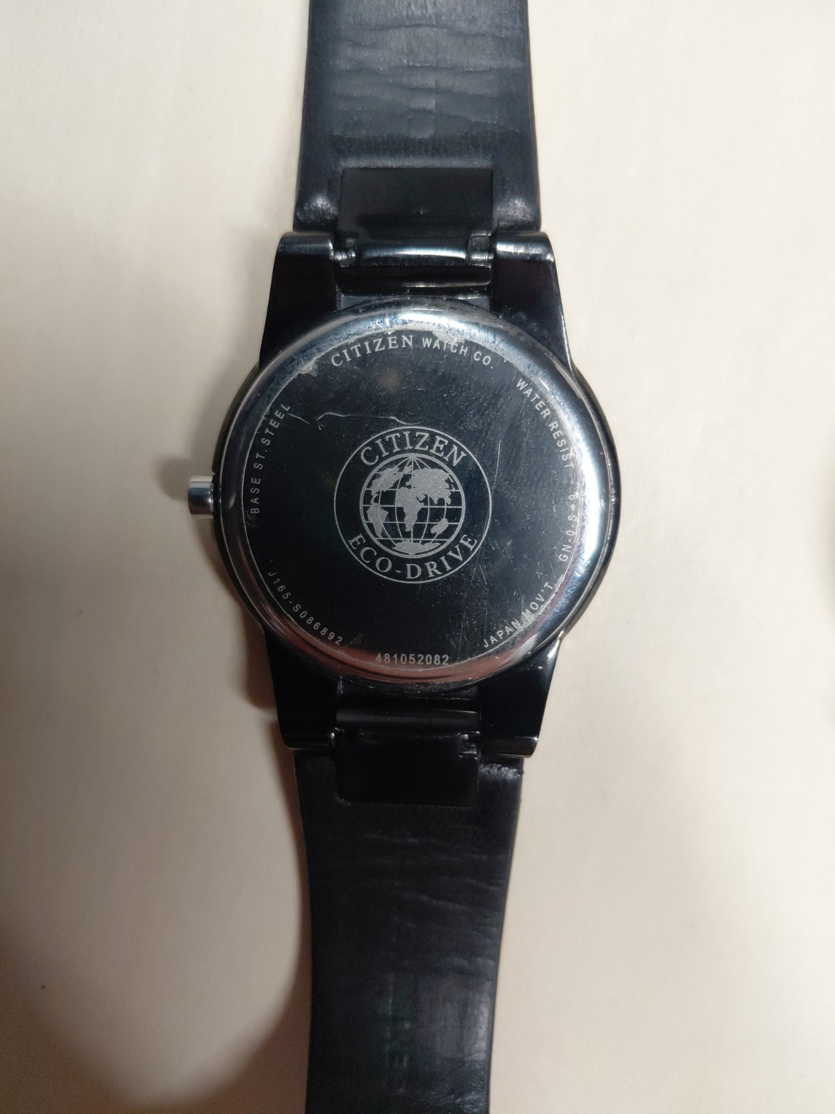 Citizen Eco-Drive J165-S086892 Axiom Black Dial , & Graphite Blacked Out Watch