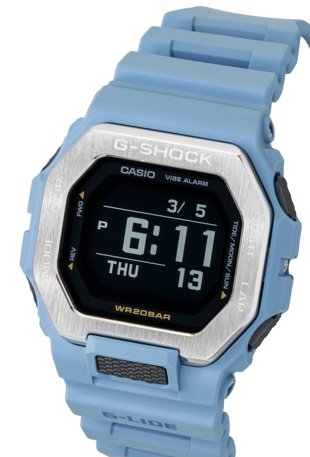 Casio G-Shock G-Lide Digital Smartphone Link Quartz GBX-100-2A 200M Mens Watch