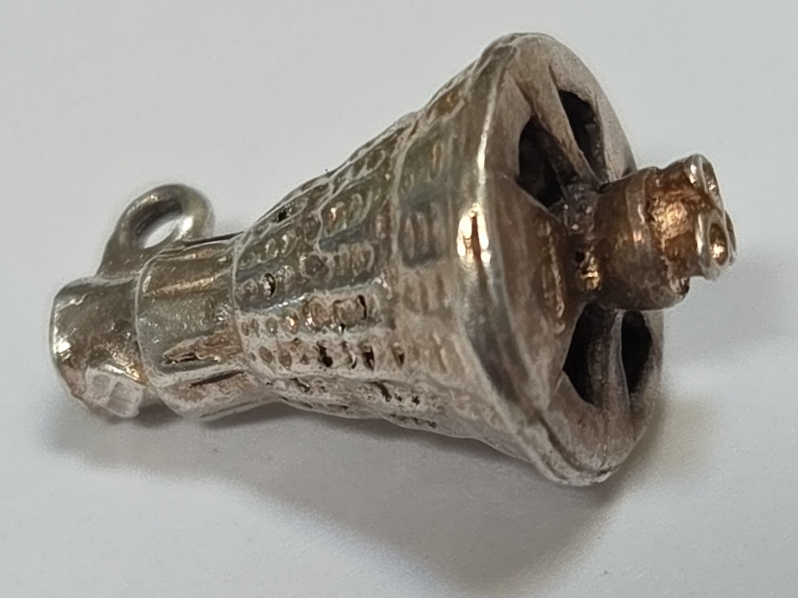 Sterling Silver ~ NASA Space Capsule Charm ~ Mercury Space Ship ~ VINTAGE