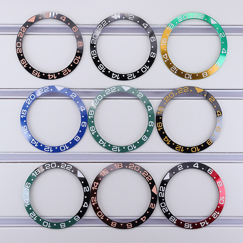 38mm Ceramic Bezel Insert Replacement Modify gmt Mods For NH34 35 36 38 Movement