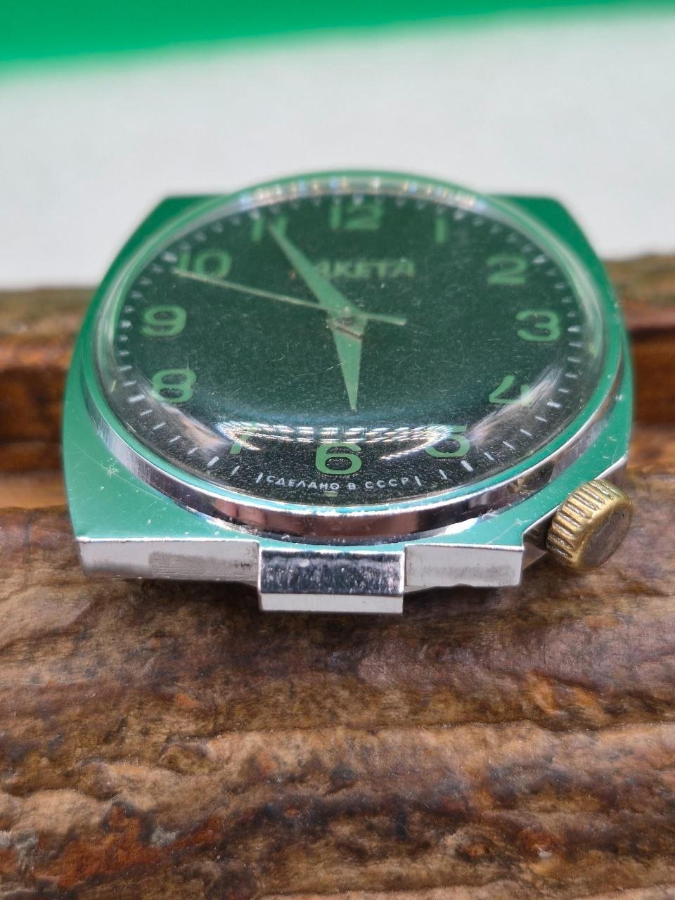 Vintage Soviet mechanical wristwatch RAKETA 2609 HА.
