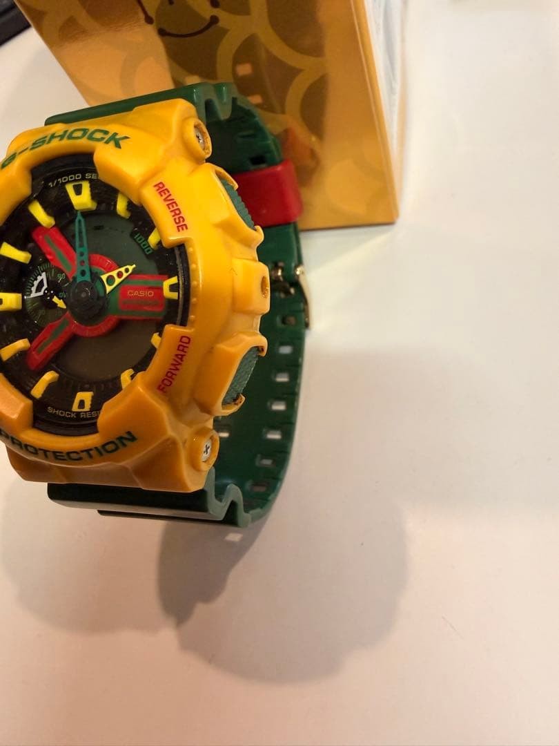 CASIO G-SHOCK GA-110RF-9AJF Rastafarian Yellow Green Ltd
