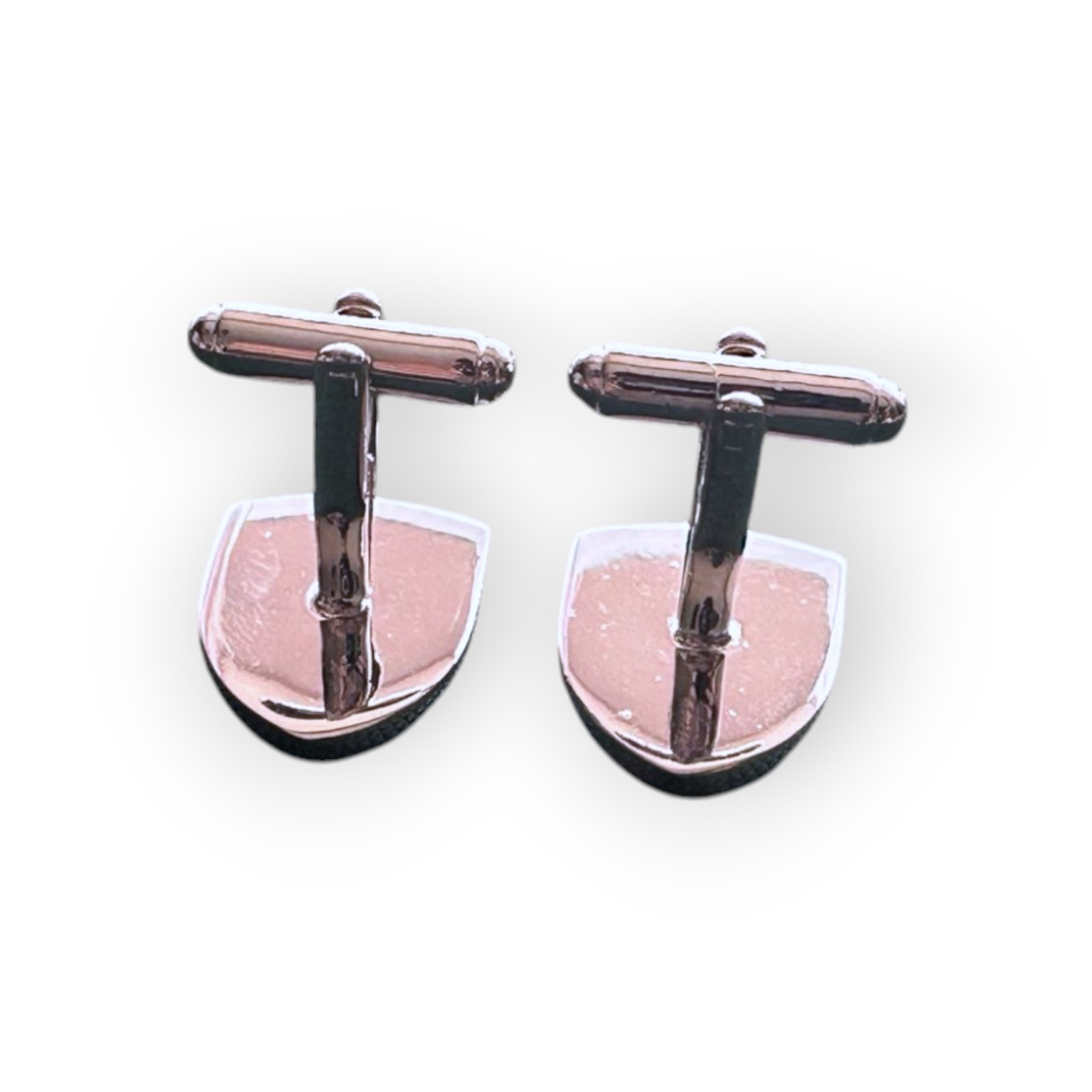 Ferrari Metal Pair of Cufflinks Gold Formal Wedding Gift 1cm x 2cm No Box