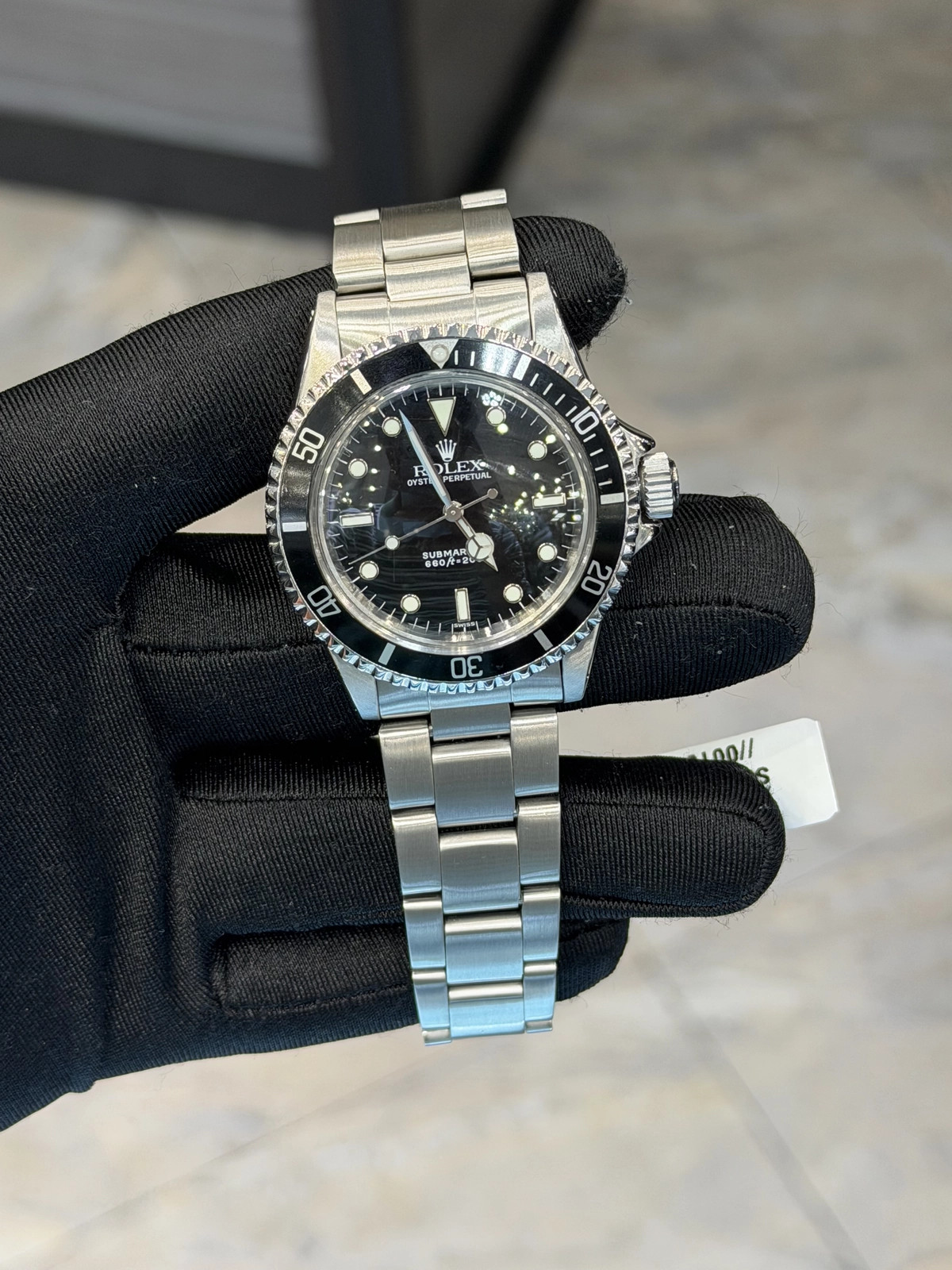 Rolex Submariner Black Dial on Oyster 5513 with Box