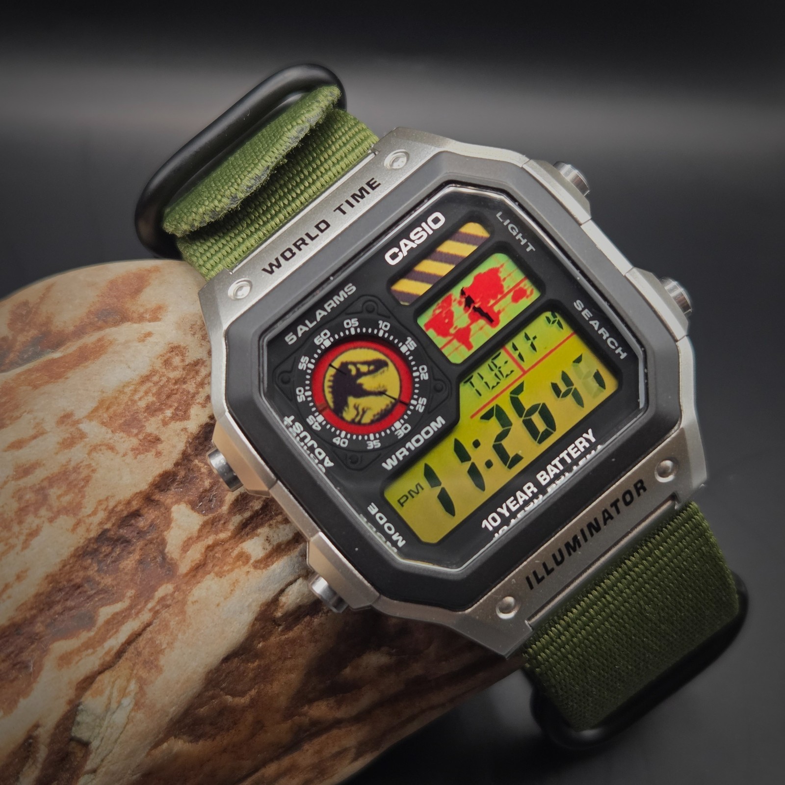 New Casio Royale AE1200 Mod – Apex Tracker (Jurassic Edition)