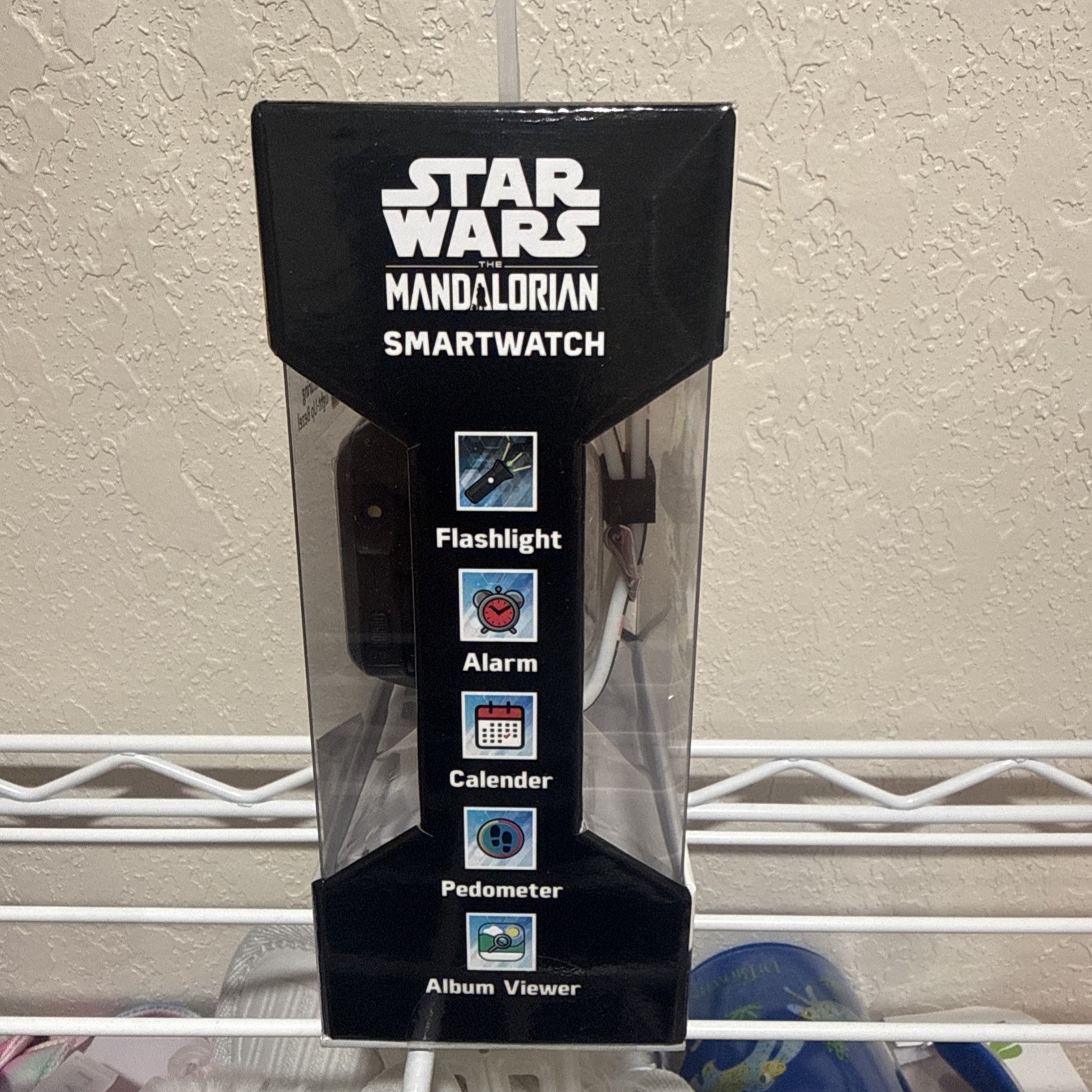 Boys’ Mandalorian Light Up Interactive Smartwatch – Black/Green