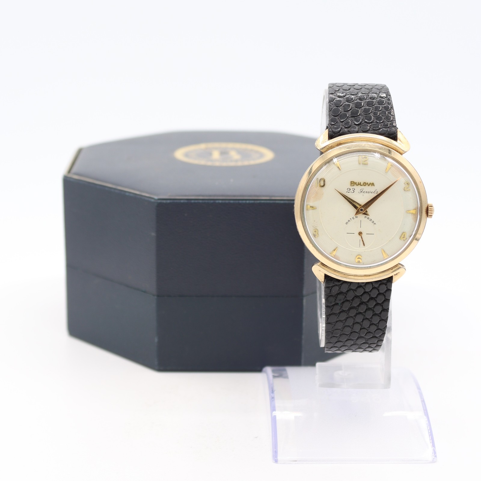 Vintage 39mm 1959 Bulova His Excellency “G” Men’s Mechanical Wristwatch 10k RGP